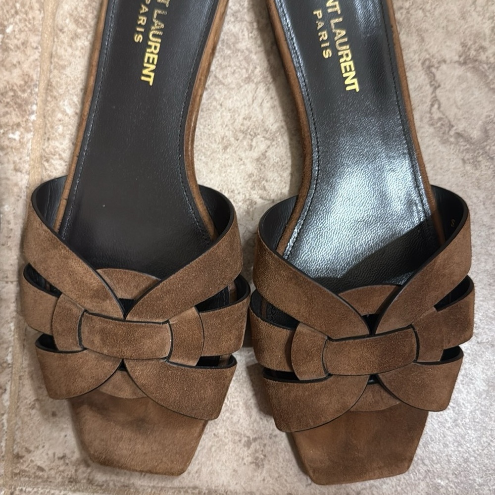 Saint Laurent Tan Women's Sandals